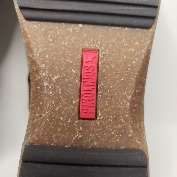 Pikolinos Granada Leather Clogs Slip On Black Size 40 US 9.5 Made In Spain - Picture 12 of 15